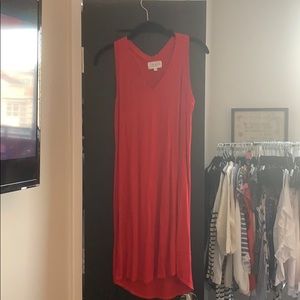 Feel the Piece dress in red